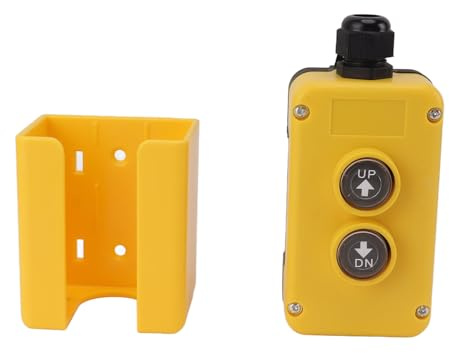 Kippanhänger-Fernbedienung, Anhänger-Auf- und Ab-Steuerschalter, 12 V DC, Kipp-Anhänger-Drucktastenschalter, 4-Draht, 3-Draht-Auf- und Ab-Steuerschalter Kran-Hebebühne