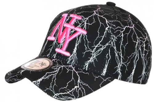 Hip Hop Honour Eklyr NY Baseball da 7 a 12 anni - Taglia unica - Colore: Rosa - Ragazzo, Rosa, taglia unica