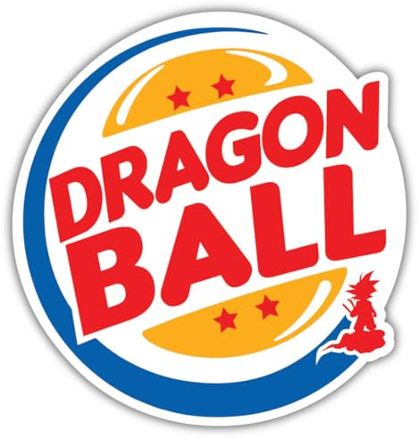Dragon Anime Vinyl Wasserdichter Aufkleber Aufkleber für Laptops und Computer, Wasserflaschen, Skateboards, Auto-Stoßstangen, Notebook-Abdeckungen, Smartphone-Hüllen