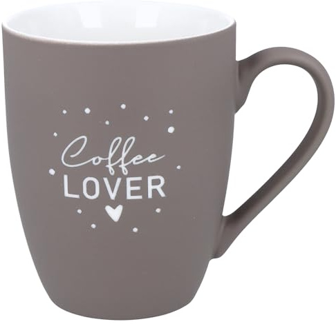 Spruchreif | SOFT-TOUCH-Tasse mit beidseitiger Gravur | Geschenk Coffeelover | Kaffeeliebhaber | 350 ml