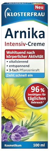 Klosterfrau Arnika Intensiv-Creme | Wohltuend nach körperlicher Aktivität | Vitalisierend und entspannend | 3-fach Pflanzenkraft | 100ml
