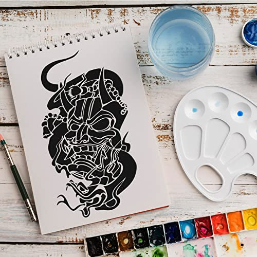 Schablone Drache Fabelwesen v3 Design Stencil DIY Airbrush Muster Wandgestaltung Sprühschablone 50 x 70 cm