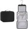 Trousse de toilette pour homme - À suspendre - Étanche - Avec poignée - Grande trousse de toilette avec fermeture éclair, Grain de football noir, Voyage