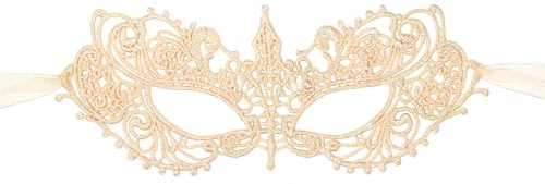Aroncent Venezianische Masquerade Spitzen Maske: Damen Elegant Spitzenmaske Ritterlich Italienisch Augenmaske für Karneval Halloween Maskenbälle Partys