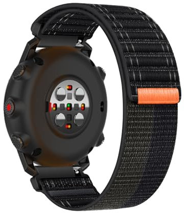 Nylon Armbänder für Polar Vantage V3 Armband, Elastisches Stoff Atmungsaktiv Verstellbares Sportarmband für Herren Damen Loop Ersatzarmband Kompatibel mit Polar Vantage V3 Uhrenarmband (A,M)
