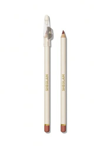 SHEGLAM Lip Facts Lip Liner Highly-Pigmented Pencil For Shaping & Sculpting Lips Long-Lasting Creamy Make Up-Misty Rose