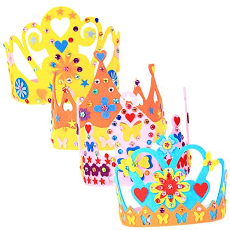 ifundom Geburtstagskronen-set 4-teilige Geburtstagshüte Für Kinder Mütze Entzückendes Babyparty-