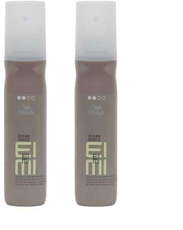 Wella EIMI Ocean Spritz – natürliches Meersalz-Haarspray mit UV-Schutz – Salzspray für Haare mit griffiger Struktur für lässige Beach-Looks – schützt vor dem Austrocknen – 2er Pack (je 150 ml)