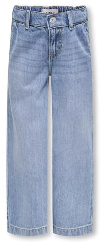 ONLY Kids Mädchen Kmgcomet Smiley Wide DNM Noos Kmgcomet Smiley Wide DNM Noos