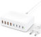 200W USB C Ladegerät, GaN 8-Port USB Schnellladegerät 65W Max, Laptop Ladegerät Adapter Tpy C Schnellladestation, Netzteil Charger für MacBook, iPhone 16 Pro Max/15/14, iPad, Samsung, Smartphone