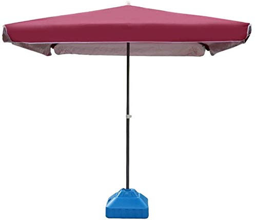 HUIBBGO Parasol de Plage carré de 6,5 Pieds, abri Solaire, Parasol de marché extérieur Portable pour Table extérieure, terrasse, Jardin, Parasol d'extérieur