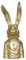 Posiwio Hasenbüste Goldie goldfarben H41cm Hasenkopf Deko Ostern Osterhase - HASENDAME