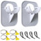 2 supporti per tubi per piscina, 2 fascette stringitubo, 30 mm – 37 mm, accessorio per tubo per piscina