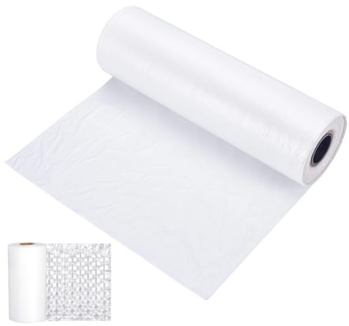 BENECREAT Rotolo di Imbottitura per Cuscini A Bolle Piccole, Cuscini D'Aria Da 40x33.5mm per La Spedizione, Pellicola A Bolle Gonfiabile, Imbottitura Della Borsa, 300M/Rotolo