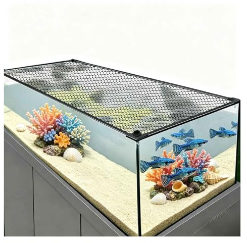 Generisch DIY magnetischer Aquarium-Deckel, Aquarium-Abdeckung, obere Abdeckung, Anti-Sprung-Netz, Netz for Schutz vor herausspringenden Fischen(100x40CM/39.37x15.75in)