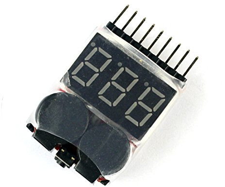 QWinOut 1-8S Lipo LiMn Akkutester Niederspannungs-Summer Alarm