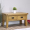 HDmirrorR Arklow Oak Coffee Table With Drawers/Living Room Storage
