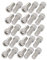 sourcing map Tornillos de cabeza hueca hexagonal de rosca completa de acero inoxidable 304 de 5/16-18 x 3/4 25 piezas