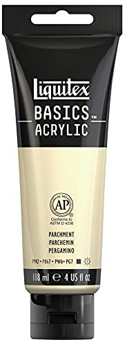 Liquitex Basic Acrylic - Tubo de Pintura Acrílica, 118 ML, Beige (Pergamino)