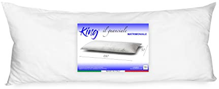 tex family Kopfkissen für Doppelbett, Länge: 180 cm, Maße: 50 x 180 cm