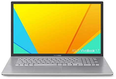 Asus Vivobook 17 F712FA Thin and Light Laptop, 17.3” HD+, Intel Core I5-8265U Processor, 8GB DDR4 RAM, 128GB SSD + 1TB HDD, Windows 10 Home, Transparent Silver, F712FA-DB51