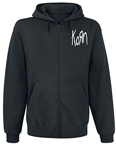 Korn Mirror Cover Männer Kapuzenjacke schwarz M 80% Baumwolle, 20% Polyester Band-Merch, Bands