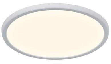Nordlux Oja 29 3-stufige Dimmung für den Innenbereich, Decke/Unterputzmontage, weißer Kunststoff, integriertes LED-Netzbetrieb, Schlafzimmer, Wohnzimmer, Küche, Büro, Nachttisch oder Arbeitszimmer,