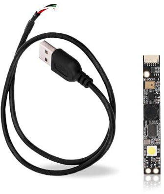 Agatige USB-Kamera Modul, HD USB-Kamera Dual-Objektiv HBV-1825 FF-Webcam Board Kameramodul für Sicherheitsüberwachung, Industrieausrüstung, Automobildatenrecorder
