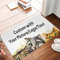 QIYI Personalised Door Mat, Custom Floor Mat with Picture Logo Text Non-Slip Soft Absorbent Entrance Doormat Rug for Entryway, Patio, Hallway, Indoor Outdoor, 50x80cm