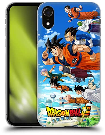 Head Case Designs Offizielle Dragon Ball Super Gruppe Universe Survival Arc Soft Gel Handyhülle Hülle kompatibel mit Apple iPhone XR