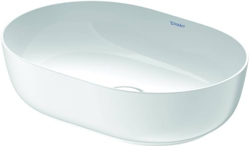 Duravit Luv Waschbecken mit WonderGliss 50x35x14cm Weiß/Mattweiß
