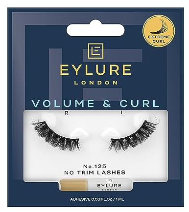 Eylure Volume & Curl 3.4 Length No.125 (packaging may vary)