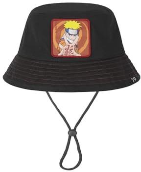 Bob Herren Naruto, Hut 100% Baumwolle, Schwarz , L/XL
