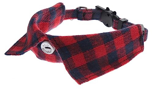 Beavorty Verstellbares Katzenhalsband Süßes Katzenhalsband Mit Glöckchen Verstellbares Kätzchenhalsband Halsband Für Welpen Baby-kätzchenhalsband Hundehalsband Tuch England Katzenglocke