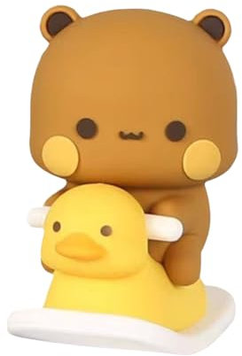 Asslye Bubu Dudu Wackelfigur, Panda-Bär Kawaii Auto Deko Ornament, Sammlerstück Tischdekoration, Niedlicher Spielzeug Geschenk für Kinder Mädchen Jungen, Büro Desktop Zimmer Dekoration