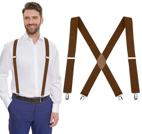 AEYURUID Hosenträger Herren Extra Stark,Hosenträger Herren,Hosenträger Damen,Hosenträger Skihose,Hosenträger Herren Breit,Men's Suspenders,Ski Hosenträger,Hosenträger Herren Arbeit,Hosenträger Männer