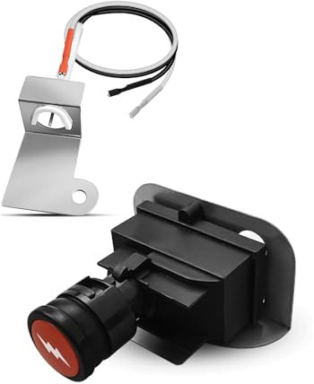 QLZOZB 63788 Grill Igniter Kit Fit for Weber Q320 & Q3200 Portable Grills & Q320 (2008) Series and Q3200 (2014) Series Gas Grills, Electronic Igniter Kit Fit for 586002 57060001 57067001