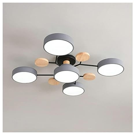 Kreisförmige Moleküle LED Deckenleuchte Nordic Modern - Semi Flush Mount Close to Ceiling Light für Wohnzimmer, Esszimmer, Schlafzimmer, Flur