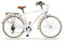 Via Veneto Bazam - Herrenfahrrad Elegance Man, 28 Zoll, 18-Gang-Schaltung, Größe 54, cremeweiß, Retro Vintage Aluminium City Bike | VV615AM