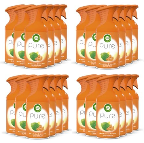Air Wick Premium-Duftspray PURE Mandarine & Limette 24 x 250ml (4er Pack)