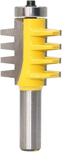 HOHXEN 1/2'' Shank Reversible Finger Glue Joint Router Bit for Wood Milling & Woodworking DIY Tools