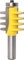 HOHXEN 1/2'' Shank Reversible Finger Glue Joint Router Bit for Wood Milling & Woodworking DIY Tools