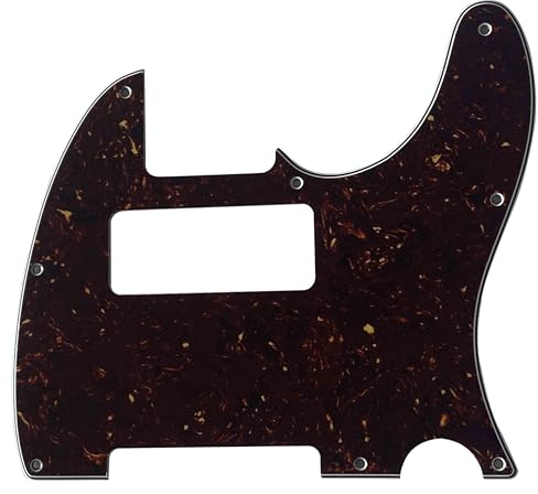 Passend für Fender Esquire 8-Loch-Telecaster P90 Gitarren-Schlagbrett (4-lagige, braune Schildkröte)