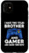 Hülle für iPhone 11 I Have Two Titles Brother And Gamer Videospiele Game Boy