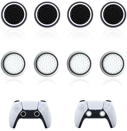 Dreamil Lot de 8 housses de protection pour manette de PS3, PS4, PS5