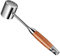 CHICAMPERA 1pc Stainless Steel Meat Hammer Versatile Kitchen Steak Tenderizer for Home Use Double Sided Design for Meat Garlic Nuts and More