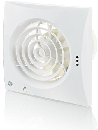 Blauberg UK 150 Quiet Blauberg Extractor Fan Standard-150mm, 17 W, 240 V, Brilliant White, Standard