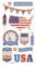 Hobbyfun Softy-Sticker USA, Bogen 9,5 x 18 cm