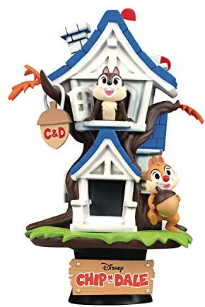 Beast Kingdom Toys - DS-028, Casa per albero di Chip'n Dale, Multicolore, 16 cm