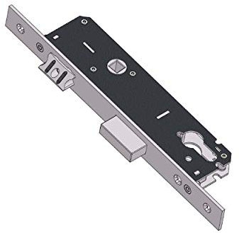 Art. 130030F22 Serrure pour montants Cadenas et crochetage réglable, réversible et interchangeable avec le rouleau 01435 Frontal Inox Cylindre profilé non inclus - E - 30